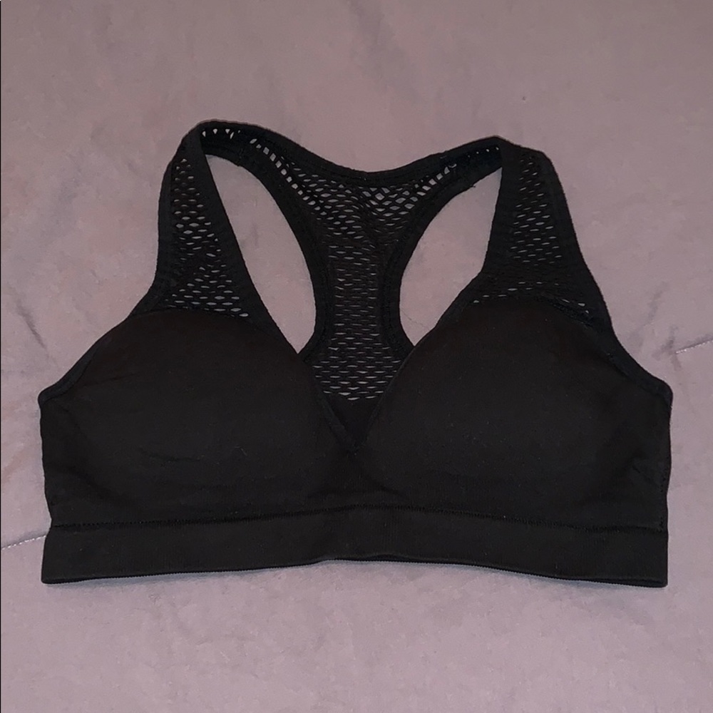 Pink Padded Sports Bra